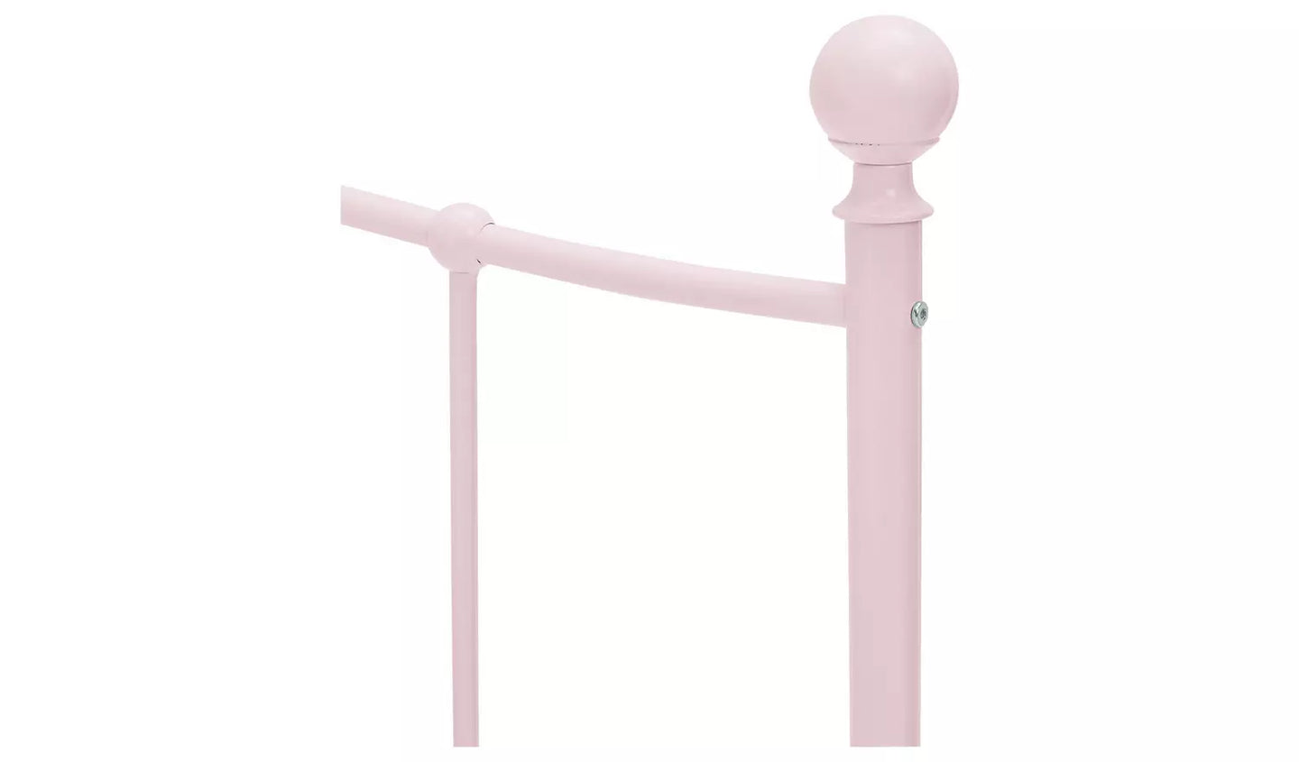 Fleur Small Double Metal Bed Frame - Pink